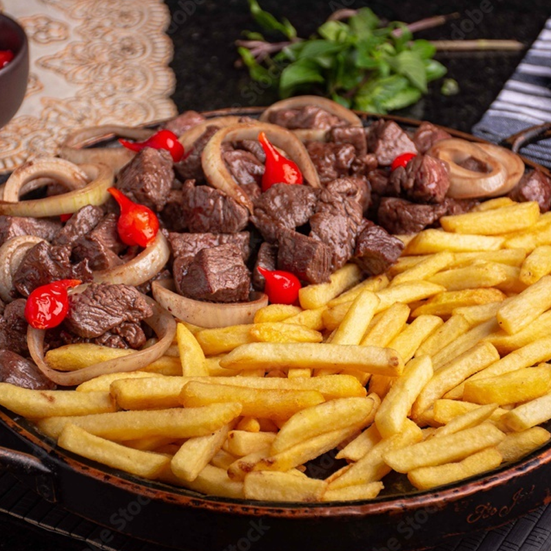 Carne de Sol com Fritas